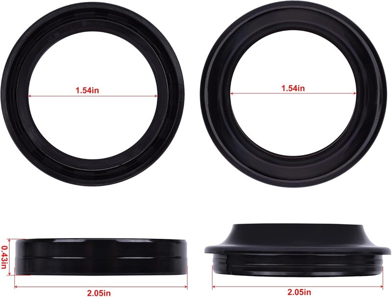 YIPEDISC 39mm Fork Seal Kit 39x52x11mm Fit for Honda ATC250R 1985-1986 CB650 1983-1985 GL1100 1980-1983 VF700 VT700 1984-1987 for Suzuki Intruder VS750GLP 1988-1991 for VS800GL 1992-2009 - Image 3